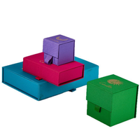 Caja de Regalo de Cartón con Tapa Abatible, Hecha a Mano, de Lujo, Personalizada de Fábrica, con Cierre Magnético, Esponja, Laminación Mate y Grabado en Relieve
