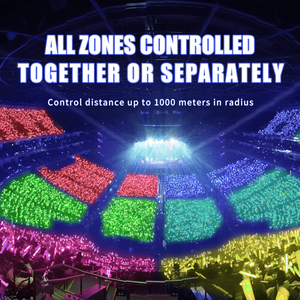 Pulsera programable con <span class=keywords><strong>Control</strong></span> DMX RFID, brazalete LED intermitente para fiesta, Concierto - Product Image 6