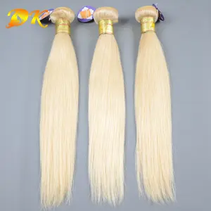 Capelli indiani lunghi 12a, capelli indiani grezzi In India, fasci biondi capelli indiani all'ingrosso etichetta privata diritta