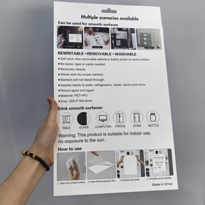 Pizarra Adhesiva de Borrado en Seco, Adhesivo de Pared para Escribir, Pizarra Blanca de Borrado en Seco Premium, Pizarra Blanca Electrostática Removible - Product Image 6