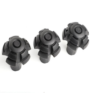 Embout en caoutchouc noir antidérapant en PVC résistant à l'usure pour bâtons de randonnée Q8 - Product Image 5