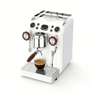 เครื่องชงกาแฟเอสเพรสโซ่เชิงพาณิชย์ VOKA <span class=keywords><strong>VK</strong></span>-7118 กำลังไฟ 2650 วัตต์ แบบหม้อต้มคู่ กึ่งอัตโนมัติ พร้อมฟังก์ชั่นตีฟองนมอัตโนมัติ ตั้งโปรแกรมได้ ควบคุมอุณหภูมิแม่นยำ - Product Image 4