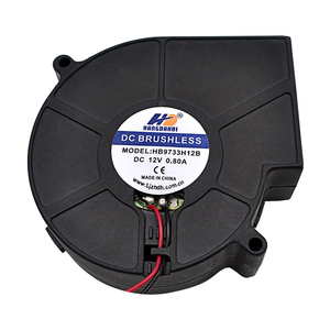 Ventilateur centrifuge <span class=keywords><strong>DC</strong></span> sans balais étanche 97mm 3800rpm 0.8A <span class=keywords><strong>12V</strong></span> pour conduit, <span class=keywords><strong>extracteur</strong></span> 97x97x33mm 9733 - Product Image 3