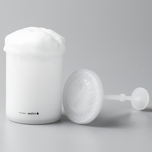 <b>Bubbling</b> Maker Facial Cleanser Foamer Manual Press Type With Lid PP Material - Product Image 3