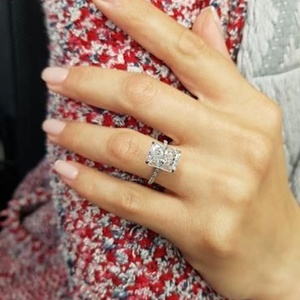Luxury Custom 10K 14K 18K Solid Yellow Gold Lab Diamond Radiant cut <span class=keywords><strong>1</strong></span> carat fede nuziale per uomo donna - Product Image 4