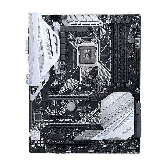 Plc LGA 1151 PRIME Z370-A ATX Motherboard 4 x DDR4 PCI-E 3.0 USB 3.1 M.2 Bulk Supply