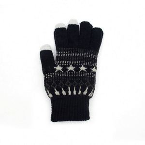 Vente directe d'usine, gants d'hiver en tricot jacquard pour adultes à écran tactile - Product Image 6