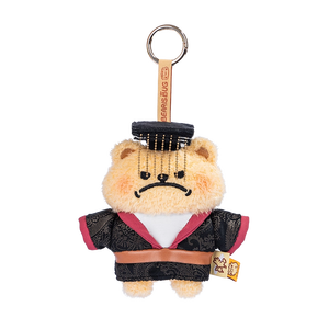 Llavero de Peluche Bordado Personalizado de la Serie Profesional Bear Bug, 100% Poliéster, Bonito Colgante de Muñeco de Dibujos Animados para Bolsos - Product Image 2