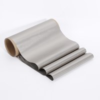 TK-LX-095D Matelas tissé léger et enduit en fibre d'argent de haute qualité pour blindage EMI et blocage de signal RFID pour téléphones portables