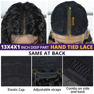 Perruques à dentelle frontale bouclée FREEDOM, fibre haute température, femmes noires, 30 pouces, pour brun, blond, rouge, dentelle résistante à la chaleur, perruque de cosplay - Product Image 6