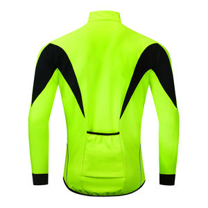 WOSAWE Inverno Caldo Up Panno Morbido Termico Giacca <span class=keywords><strong>Ciclismo</strong></span> MTB Della Bicicletta Della Bici Della Strada Abbigliamento Antivento Impermeabile Lungo Jersey - Product Image 3