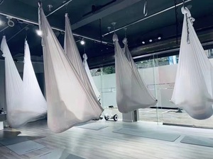 Hamac de yoga <span class=keywords><strong>aérien</strong></span> en tissu de soie nylon de haute qualité en gros à vendre, hamac de yoga <span class=keywords><strong>aérien</strong></span> anti-gravité - Product Image 5