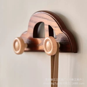 Lindos percheros de madera para habitaciones infantiles, percheros sin necesidad de taladrar y percheros de pared para entradas, pasillos y - Product Image 3