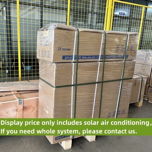 9000 Btu ~ 24000 Btu Solar-Split-Preis Panel angetriebene Klimaanlage Hybrid-Solarzelle Klimaanlage für Zuhause - Product Image 3