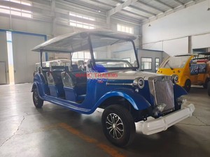 Carrito de Golf Eléctrico de Lujo, Clásico, Vintage, de 6 Plazas, con Batería de Litio, Certificado CE, Construcción Metálica de Alta Calidad, Turístico - Product Image 3