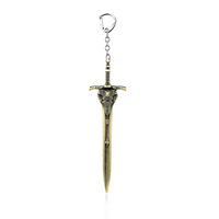 Vente chaude de haute qualité anime arme porte-clés World of Warcraft Dark Soul Alterius épée porte-clés japon anime porte-clés
