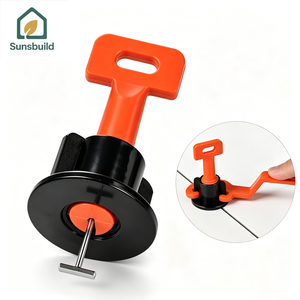 Sunsbuild - Sistema de Nivelación de Azulejos en Forma de T Reutilizable Directo de Fábrica, Pasador de Acero Inoxidable para una Alineación Precisa de Azulejos de Cerámica y Porcelana - Product Image 1