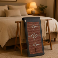 Tapis chauffant en cristal naturel Premium Biophoton Mat pour hommes, produits de santé, massage du corps entier, soulagement des douleurs musculaires