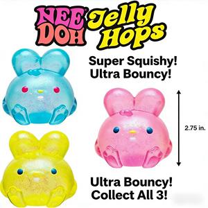 HY 2026 Nouveau Jouet Lapin Mignon à Presser Needoh, Jouet Anti-Stress à Rebond Lent - Product Image 1