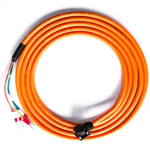 Servomotor draht Encoder kabel für Mitsubishi Motor-MR-PWS1CBL3M-A1-H Kupfer Stromkabel Flexibles Kabel