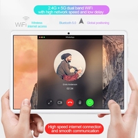 Tablette d'appel BDF S10 3G 10.1 pouces 4GB + 64GB Android 10 MTK8321 Octa Core Dual SIM Tablette d'appel BDF S10