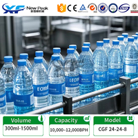 Nouvelle ligne de remplissage d'eau minérale pure entièrement automatique Peak