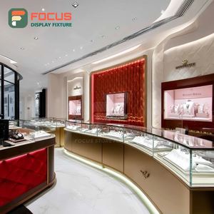 Modern Jewelry Store Fixtures Polished Surface Commercial Store Display Counter - Product Image 3