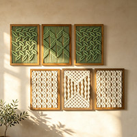 Tapisserie murale bohème à motifs géométriques tissée à la main pour salon, pièce de décoration minimaliste, table de style nordique