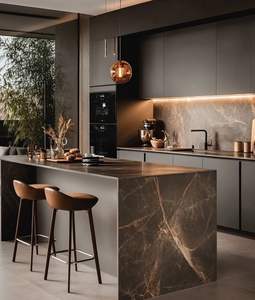 Полностью выполненная по индивидуальному заказу трехэтажная 5,5 ванны с 5 кроватями Современная легкая стальная каркасная полностью меблированная сборная роскошная вилла - Product Image 3