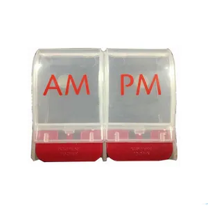 Portable Small Plastic Pill Storage Cases Promotional PP Pill Boxes for Secure Medication Storage