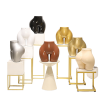 Mannequin en plastique demi-corps féminin, courbes BBL, pour l'affichage de sous-vêtements, culottes et leggings en vitrine de boutique