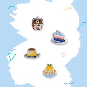 New Design Self Adhesive Embroidery Summer Style Tea Time Desert Popsicle Ice Cream Patch for Clothes Hat Bottle Decoration - Product Image 3