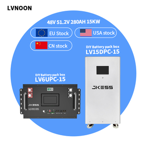Boîtier de batterie au lithium LVNOON avec logo personnalisé 48V 51.2V, capacité 5kWh 10kWh 15kWh, pour stockage d'énergie solaire domestique - Product Image 1