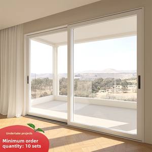 Porte coulissante de <span class=keywords><strong>balcon</strong></span> en alliage d'aluminium robuste, insonorisée, isolante thermique, cloison en verre pour salon, porte coulissante, joint de fenêtre - Product Image 2