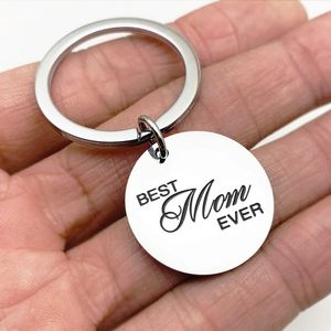 Llavero de Acero Inoxidable de Moda, Regalo para el Día de la Madre, Llavero de la Mejor Mamá - Product Image 3