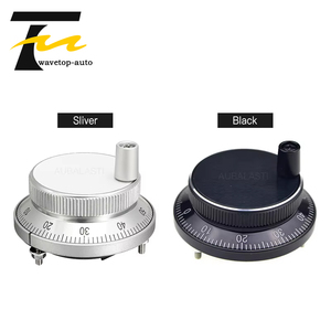 Wavetop-auto <span class=keywords><strong>CNC</strong></span> Pulser volantino 5V 60mm 100PPR generatore manuale di impulsi macchina rotativa codificatore rotativo elettronico 4pin 6pin - Product Image 5