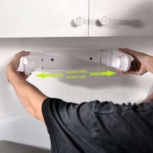 Porte-serviettes en <span class=keywords><strong>papier</strong></span> <span class=keywords><strong>sous</strong></span> l'armoire ou support mural une opération manuelle bras de tension porte-rouleau de cuisine - Product Image 5