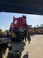 Grue mobile de levage Sany STC800 d'occasion, 80 tonnes, avec moteur, boîte de vitesses, modèle 2019, hauteur de levage 63m, prix bas