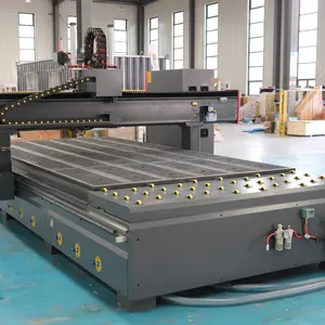 中国2040大木柜3轴3D木工机床雕刻切割Atc自动换刀数控路由器9KW主轴
