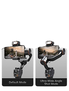 <span class=keywords><strong>Hohem</strong></span> M6 Kit <span class=keywords><strong>stabilisateur</strong></span> pour smartphone 3 axes, lumière magnétique et suivi de l'IA Suivi du visage/objet Écran OLED 0.91 pouces, Charge 400g - Product Image 4