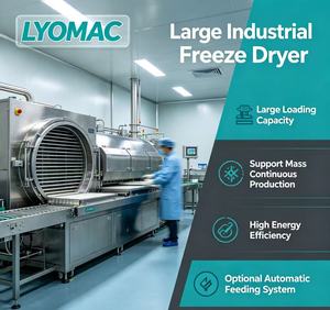 LMF-120 - Liofilizador Comercial al Vacío para Alimentos, Máquina de Procesamiento de Snacks, Yogur, Dulces y Mariscos, Equipo de Liofilización - Product Image 3