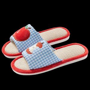 Pantuflas <span class=keywords><strong>de</strong></span> Lino para <span class=keywords><strong>Mujer</strong></span> <span class=keywords><strong>en</strong></span> Primavera y Otoño, Antideslizantes y Ligeras para el Hogar, Pantuflas <span class=keywords><strong>de</strong></span> Lino <span class=keywords><strong>de</strong></span> Verano para Hombre - Product Image 6