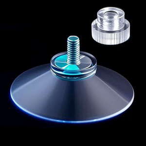 Ventouses <span class=keywords><strong>en</strong></span> PVC robustes réglables M4/M5/M6/M8, ventouses pour <span class=keywords><strong>verre</strong></span> avec fonction antidérapante, coussinets <span class=keywords><strong>de</strong></span> suspension réutilisables pour bureau et <span class=keywords><strong>table</strong></span> - Product Image 1