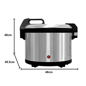 Chauffe-riz électrique <span class=keywords><strong>commercial</strong></span> en acier inoxydable de grande capacité 20L, maintien au chaud 24 heures, appareils de cuisine pour hôtels, cuisinière - Product Image 2