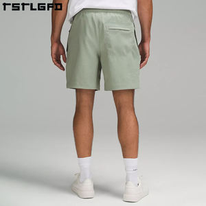 กางเกงปั่นจักรยานสำหรับผู้ชายกางเกงขาสั้นสำหรับใส่กลางแจ้งมีซิปมีกระเป๋าสำหรับวิ่งฟิตเนสกีฬาวิ่ง - Product Image 5