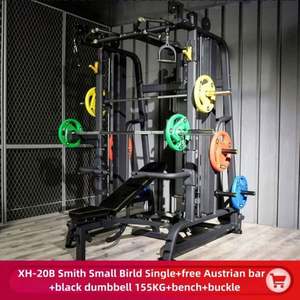 Máquina de gimnasio multifuncional al por mayor: Jaula de potencia, rack de sentadillas, máquina Smith, cable cruzado para culturismo, entrenamiento en casa de acero. - Product Image 6