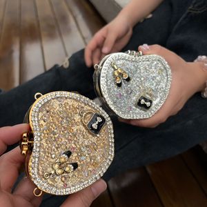Mini sac pour femme incrusté de diamants 2025 nouveau sac de soirée brillant élégant sac de messager en acrylique avec sangle de chaîne Bolsas Feminina - Product Image 2