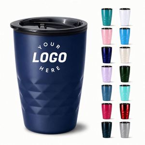 <b>Personalised</b> Office Home 11oz 320ml Stainless Steel Coffee Mug Custom logo Vacuum Double Wall Travel <b>Gift</b> Tumbler with Lid - Product Image 1