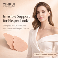 Cinta Adhesiva Invisible Xinrui para Soporte de Senos, Cuello en V Profundo, Cubrepezones Desechables, Venta Directa de Fábrica OEM