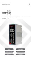 Servidor de Dispositivos Seriales Industriales para Riel DIN, 1 Puerto RS232/485, Servidor/Cliente TCP/UDP, Modbus RTU/ASCII, Doble Fuente de Alimentación, Transparente